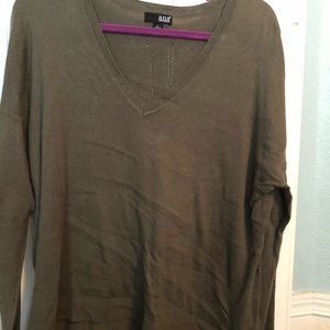 Olive green long sleeve sweater by a.n.a.